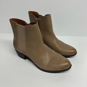 Lucky Brand Women's Bylsea Leather Boot in Tan